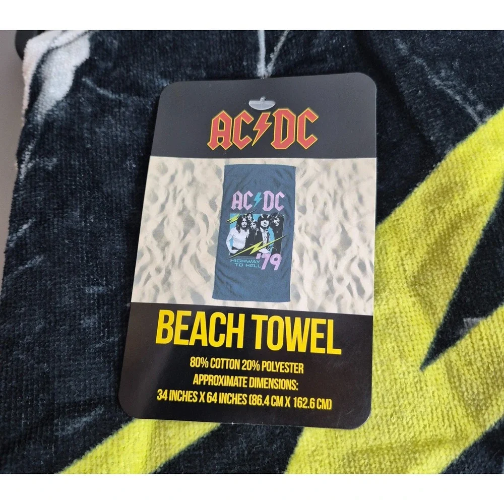 AC/DC Highway to Hell Beach Towel 64